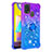 Silicone Candy Rubber TPU Bling-Bling Soft Case Cover with Finger Ring Stand S02 for Samsung Galaxy M21s