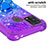 Silicone Candy Rubber TPU Bling-Bling Soft Case Cover with Finger Ring Stand S02 for Samsung Galaxy M31 Prime Edition