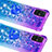 Silicone Candy Rubber TPU Bling-Bling Soft Case Cover with Finger Ring Stand S02 for Samsung Galaxy M40S