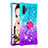 Silicone Candy Rubber TPU Bling-Bling Soft Case Cover with Finger Ring Stand S02 for Samsung Galaxy Note 10 Plus 5G