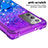 Silicone Candy Rubber TPU Bling-Bling Soft Case Cover with Finger Ring Stand S02 for Samsung Galaxy Note 20 5G