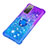 Silicone Candy Rubber TPU Bling-Bling Soft Case Cover with Finger Ring Stand S02 for Samsung Galaxy S20 FE (2022) 5G