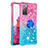 Silicone Candy Rubber TPU Bling-Bling Soft Case Cover with Finger Ring Stand S02 for Samsung Galaxy S20 Lite 5G