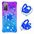 Silicone Candy Rubber TPU Bling-Bling Soft Case Cover with Finger Ring Stand S02 for Samsung Galaxy S20 Lite 5G