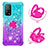 Silicone Candy Rubber TPU Bling-Bling Soft Case Cover with Finger Ring Stand S02 for Xiaomi Redmi K30S 5G