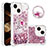 Silicone Candy Rubber TPU Bling-Bling Soft Case Cover with Finger Ring Stand S03 for Apple iPhone 13