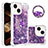 Silicone Candy Rubber TPU Bling-Bling Soft Case Cover with Finger Ring Stand S03 for Apple iPhone 13