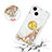 Silicone Candy Rubber TPU Bling-Bling Soft Case Cover with Finger Ring Stand S03 for Apple iPhone 13
