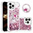 Silicone Candy Rubber TPU Bling-Bling Soft Case Cover with Finger Ring Stand S03 for Apple iPhone 13 Pro