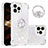 Silicone Candy Rubber TPU Bling-Bling Soft Case Cover with Finger Ring Stand S03 for Apple iPhone 13 Pro