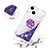 Silicone Candy Rubber TPU Bling-Bling Soft Case Cover with Finger Ring Stand S03 for Apple iPhone 14 Plus