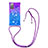 Silicone Candy Rubber TPU Bling-Bling Soft Case Cover with Lanyard Strap S01 for Samsung Galaxy Note 20 5G