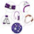 Silicone Candy Rubber TPU Bling-Bling Soft Case Cover with Lanyard Strap S02 for Apple iPhone 13