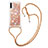 Silicone Candy Rubber TPU Bling-Bling Soft Case Cover with Lanyard Strap S03 for Samsung Galaxy A70S