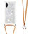 Silicone Candy Rubber TPU Bling-Bling Soft Case Cover with Lanyard Strap S03 for Samsung Galaxy Note 10 Plus 5G