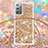 Silicone Candy Rubber TPU Bling-Bling Soft Case Cover with Lanyard Strap S03 for Samsung Galaxy Note 20 5G