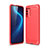 Silicone Candy Rubber TPU Line Soft Case Cover C01 for Huawei Honor X10 5G Red