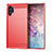 Silicone Candy Rubber TPU Line Soft Case Cover C01 for Samsung Galaxy Note 10 Plus 5G Red