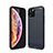 Silicone Candy Rubber TPU Line Soft Case Cover C02 for Apple iPhone 11 Pro Max Blue