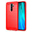 Silicone Candy Rubber TPU Line Soft Case Cover C03 for Xiaomi Redmi Note 8 Pro Red