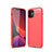 Silicone Candy Rubber TPU Line Soft Case Cover for Apple iPhone 12 Mini Red