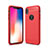 Silicone Candy Rubber TPU Line Soft Case Cover for Apple iPhone XR Red