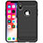 Silicone Candy Rubber TPU Line Soft Case Cover for Apple iPhone Xs Max Black