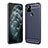 Silicone Candy Rubber TPU Line Soft Case Cover for Google Pixel 4a 5G Blue