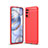Silicone Candy Rubber TPU Line Soft Case Cover for Huawei Honor 30 Red