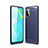 Silicone Candy Rubber TPU Line Soft Case Cover for Huawei Honor 30S Blue