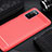 Silicone Candy Rubber TPU Line Soft Case Cover for Huawei Honor View 30 Pro 5G Red