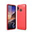Silicone Candy Rubber TPU Line Soft Case Cover for Huawei P20 Lite Red