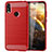 Silicone Candy Rubber TPU Line Soft Case Cover for Huawei Y6 Pro (2019) Red