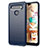 Silicone Candy Rubber TPU Line Soft Case Cover for LG K41S Blue