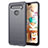 Silicone Candy Rubber TPU Line Soft Case Cover for LG K41S Gray