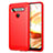 Silicone Candy Rubber TPU Line Soft Case Cover for LG K61 Red