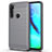 Silicone Candy Rubber TPU Line Soft Case Cover for Motorola Moto G Stylus Gray