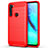 Silicone Candy Rubber TPU Line Soft Case Cover for Motorola Moto G Stylus Red