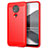 Silicone Candy Rubber TPU Line Soft Case Cover for Nokia 3.4 Red
