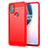 Silicone Candy Rubber TPU Line Soft Case Cover for OnePlus Nord N10 5G Red