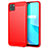 Silicone Candy Rubber TPU Line Soft Case Cover for Realme C11 Red
