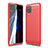 Silicone Candy Rubber TPU Line Soft Case Cover for Samsung Galaxy M62 4G Red