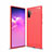 Silicone Candy Rubber TPU Line Soft Case Cover for Samsung Galaxy Note 10 Plus Red