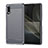 Silicone Candy Rubber TPU Line Soft Case Cover for Sony Xperia Ace II Gray