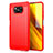 Silicone Candy Rubber TPU Line Soft Case Cover for Xiaomi Poco X3 Pro Red