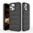 Silicone Candy Rubber TPU Line Soft Case Cover KC1 for Apple iPhone 13 Pro Max Black