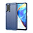 Silicone Candy Rubber TPU Line Soft Case Cover MF1 for Xiaomi Mi 10T Pro 5G Blue