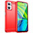 Silicone Candy Rubber TPU Line Soft Case Cover MF1 for Xiaomi Redmi Note 11E 5G Red