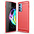 Silicone Candy Rubber TPU Line Soft Case Cover S01 for Motorola Moto Edge 20 Pro 5G