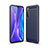 Silicone Candy Rubber TPU Line Soft Case Cover S01 for Realme XT Blue